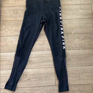 PINK VICTORIA’s SECREt LEGGINGS IN GRAY